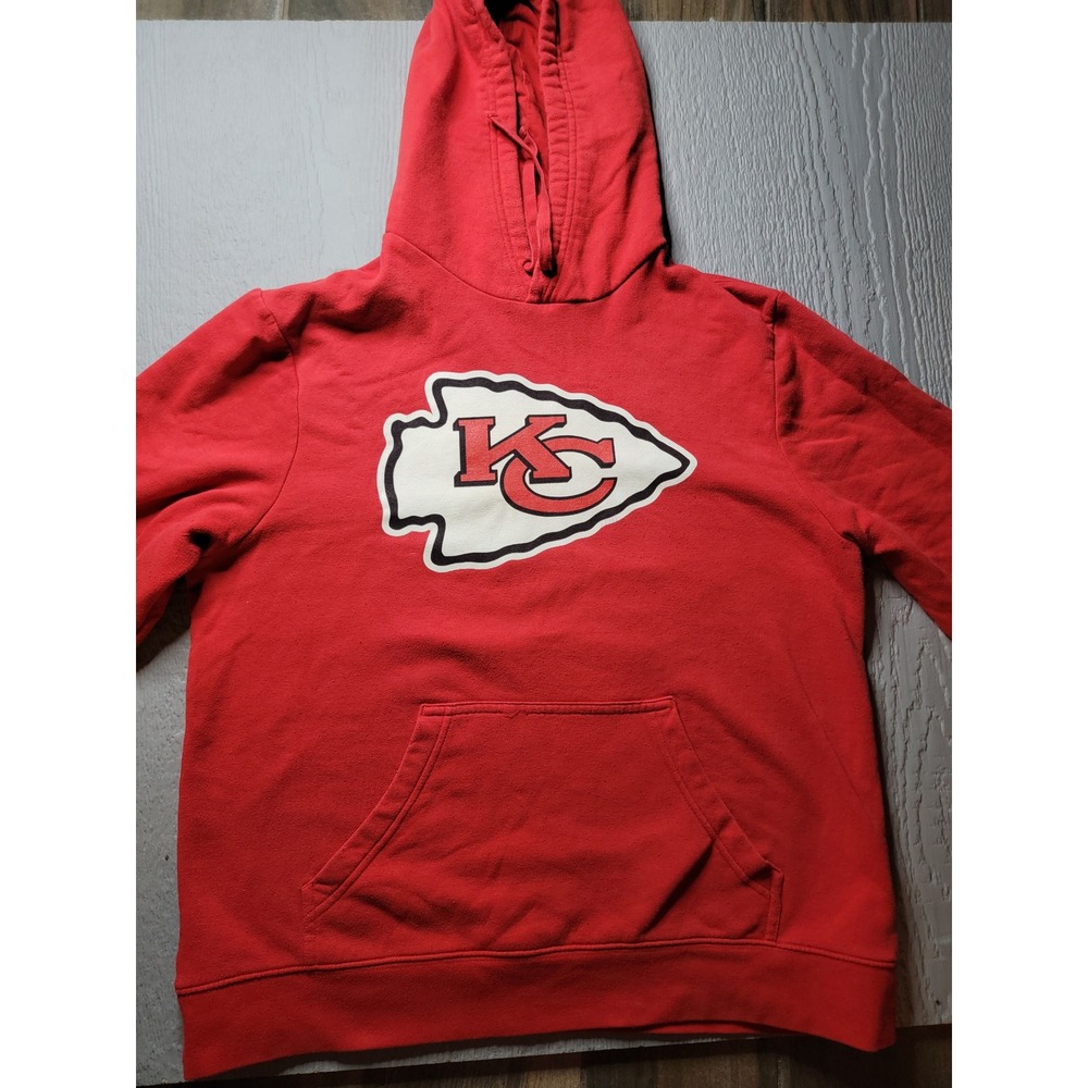 ♡Fanatics Kansas City Chiefs Patrick Mahomes 15 Hoodie Red Large NFL Football